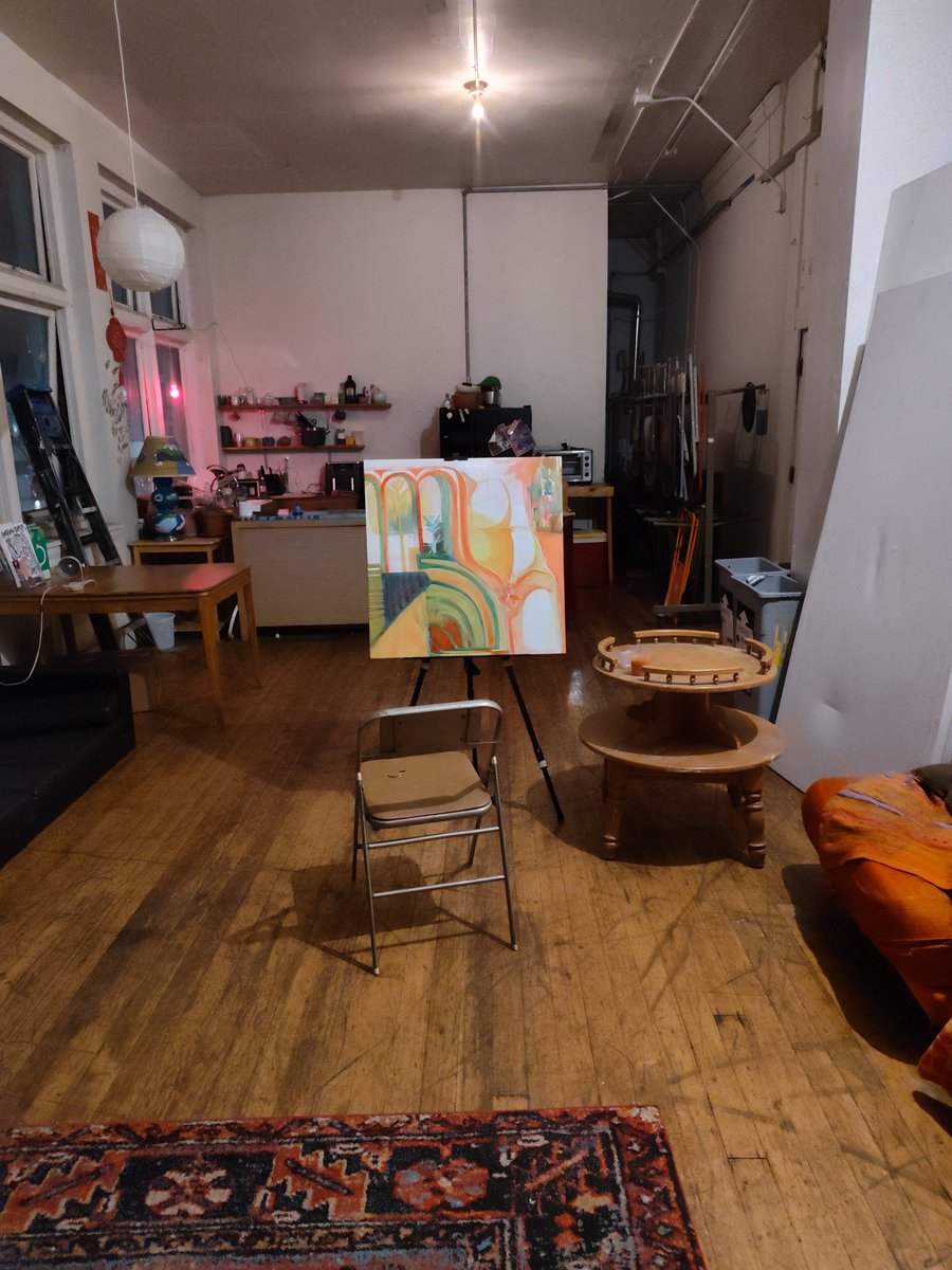 Interstitials's tweet image. I'm deeply foolish. I am also deeply earnest. I painted yesterday