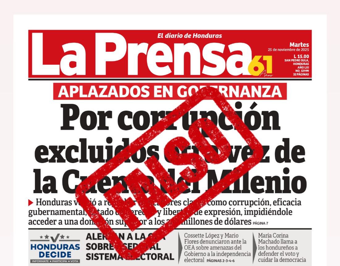 Javfer10's tweet photo. 🚨 Elegible en la Cuenta del Milenio, después de 16 años. Solo en los Gobiernos del Presidente Zelaya y la Presidenta Xiomara se ha logrado.

Les para que no lo engañen “aquellos”:

Se considera que un país "aprueba" la tarjeta de puntuación si:
(i) "aprueba" al menos 11 de los 22 indicadores; (Honduras aprobó 14 indicadores)

(ii) "aprueba" el indicador de Libertad Personal, con una puntuación superiora 25; (Honduras aprobó el indicador con una puntuación de 29.9)

(iii) "aprueba" el indicador de Control de la Corrupción o el indicador de Rendición de Cuentas Gubernamental, este último como una puntuación superior a 17; (Honduras aprobó el segundo indicador requerido con una puntuación de 17.2)

(iv) la tasa de inflación de un país debe estar por debajo de un límite fijo del 15 por ciento; (Honduras aprobó el indicador con una puntuación de 4.6)
