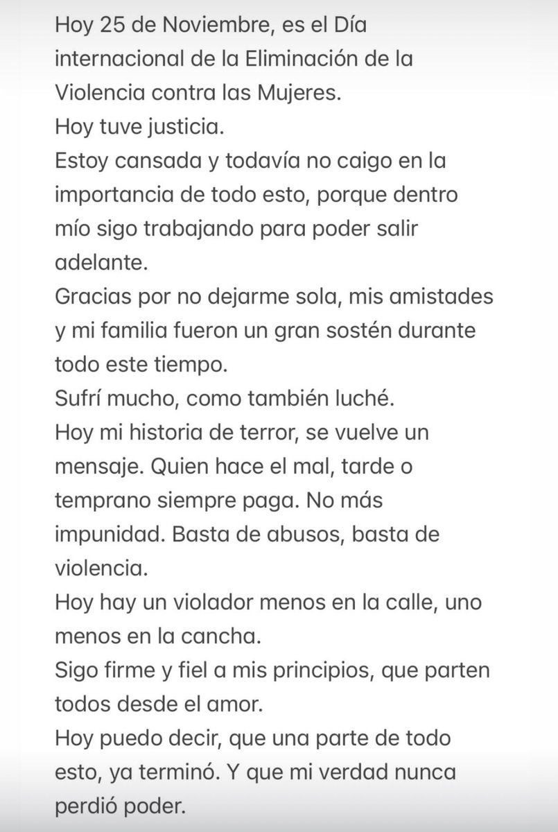 El mensaje de Clara Bulacio, víctima de Diego García, tras conocer que su violador fue condenado.