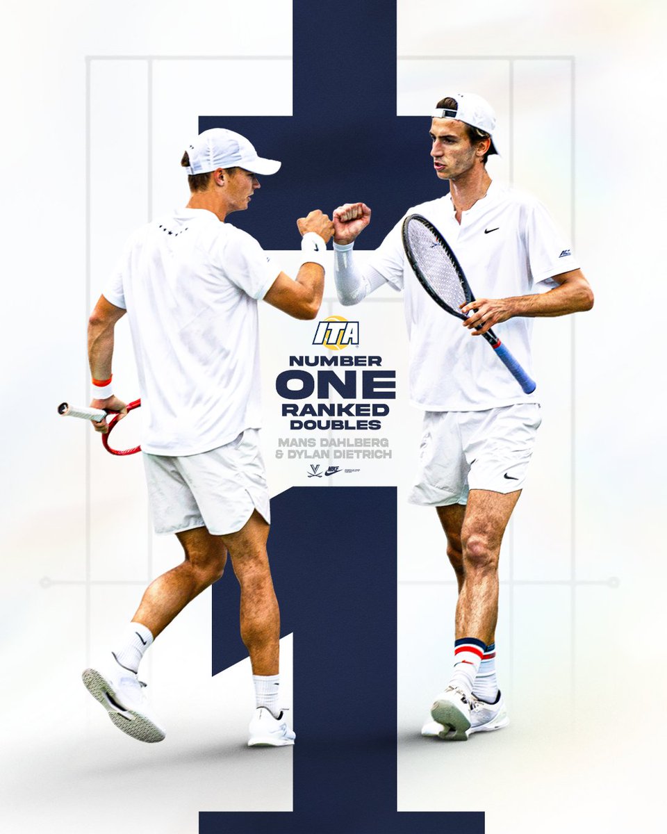 Look HOOS Number 1⃣!!
The NCAA Doubles Champions earn the No. 1 doubles ranking in the end of fall rankings #GoHoos