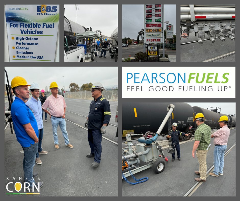 Big news for ethanol! 🎉 Pearson Fuels just opened its 450th E85 station in California, marking another major step toward cleaner, more affordable fuel across the state.

Kansas Corn is proud to partner with fellow corn checkoff organizations in Missouri, Nebraska and Iowa to