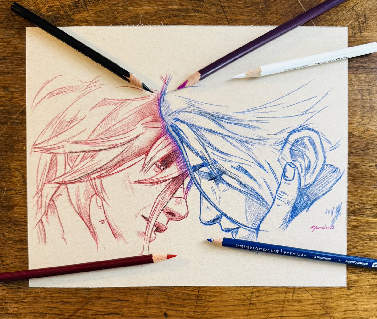 iamkatiejames's tweet image. Rainy day doodles ❤️💙

#caitvi #caitlynarcane #arcane #arcanefanart #caitlynkiramman #fanart #piltoversfinest #viarcane