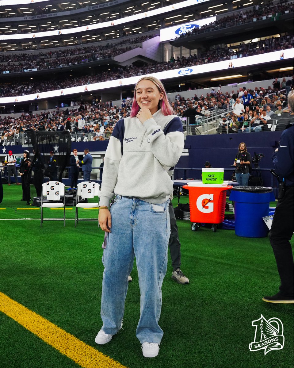 just a sports girlie in her element 🫶