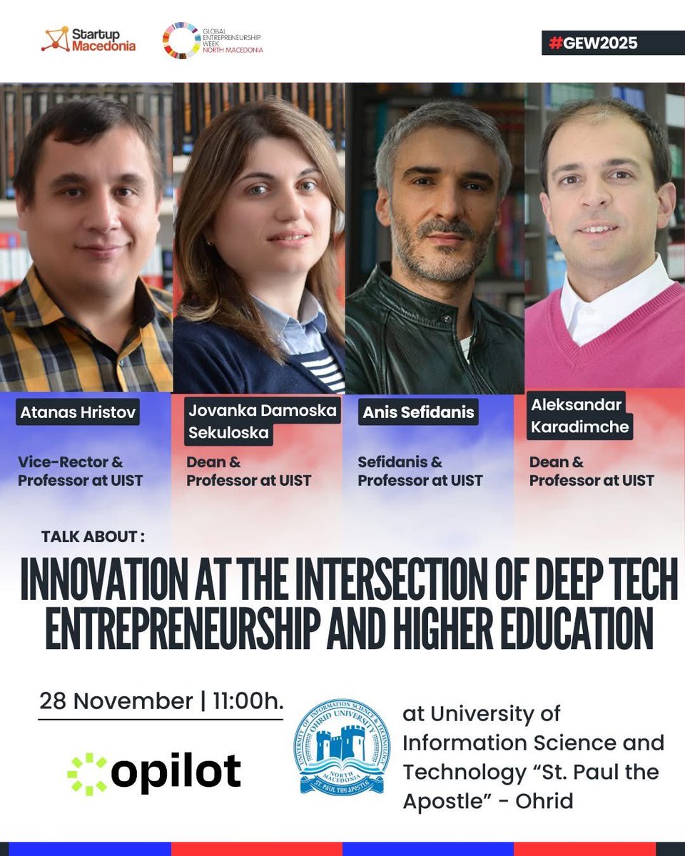 sefidanis's tweet image. Deep Tech breakthroughs often start in university labs, yet many never reach the market. 🚀  
That gap is exactly where innovation potential is being left behind.

 #GEWMacedonia  #StartupEcosystem  #Innovation  #Collaboration