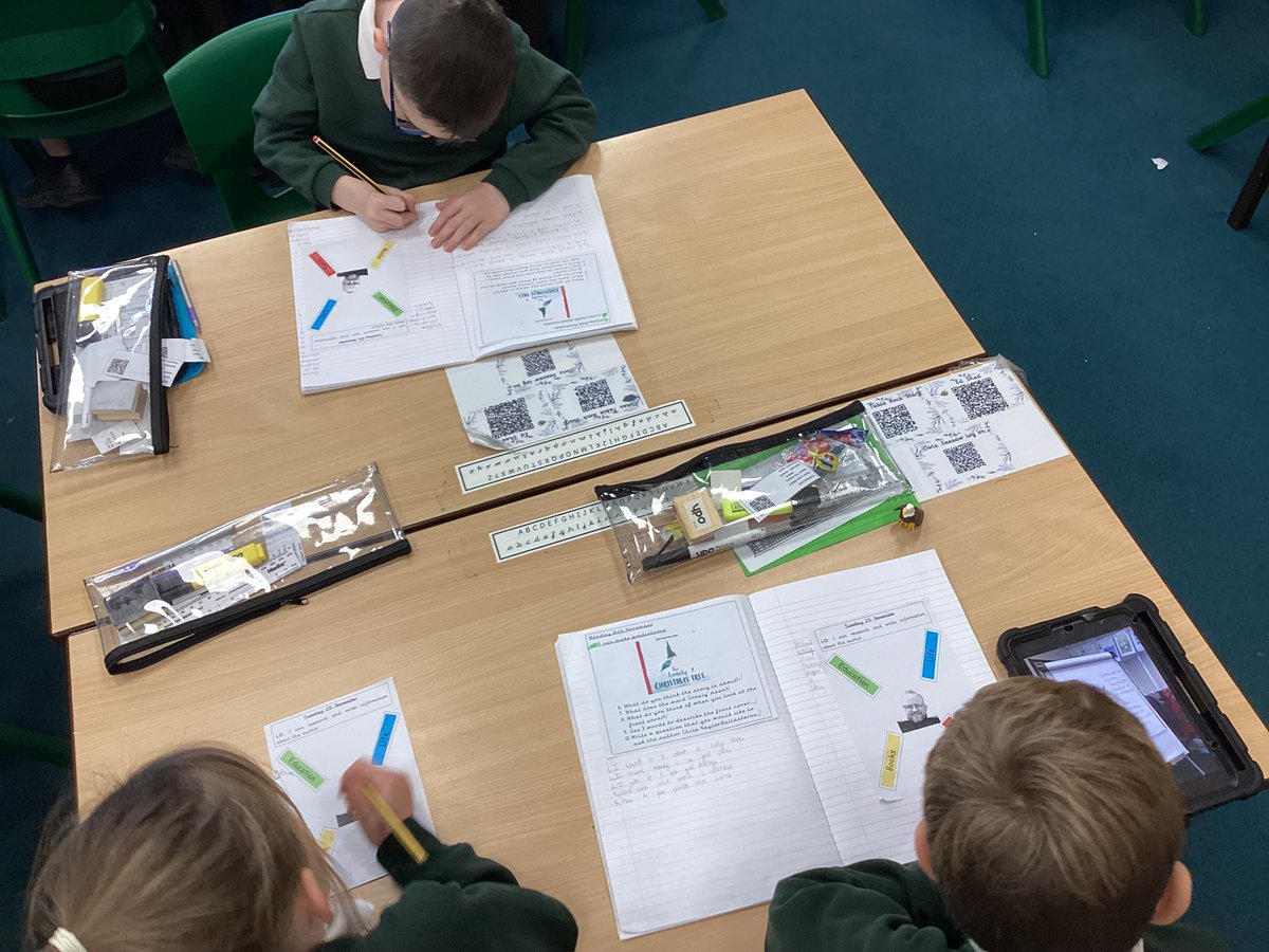 gates_owls's tweet photo. Researching our chosen author today, Chris Naylor-Ballesteros, as part of our learning based on ‘The Lonely Christmas Tree.’ We enjoyed the discussion of where he gained inspiration for the text! #collaboration #TheGatesWriting https://t.co/18hxmauzsA