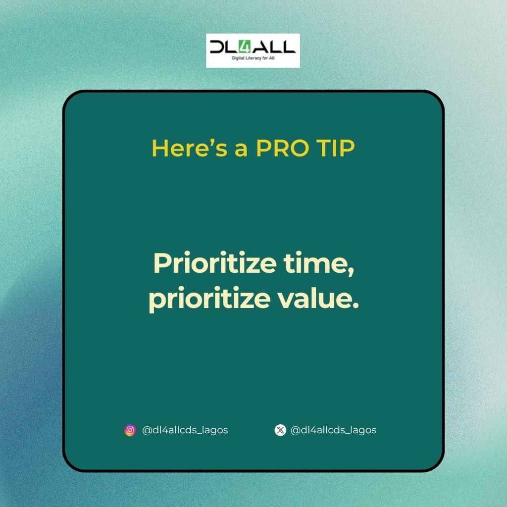 Dl4AllCds_Lagos's tweet image. Whether it’s your team, your project group, or your CDS updates, keep them right where you need them.
Your time is valuable. Use it wisely.

#TechTipTuesday
#DL4ALL
#dl4allcdslagos 
#digitalliteracy
