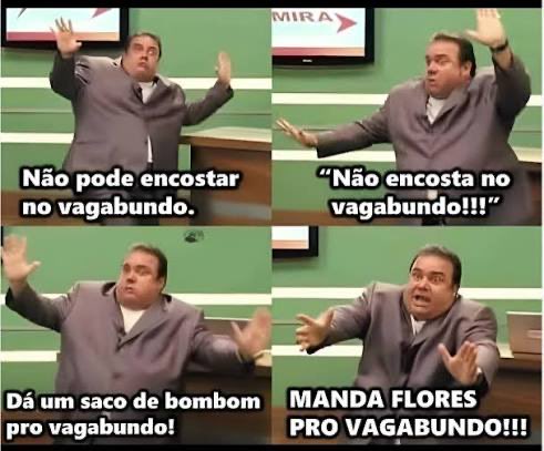 TL: Bolsonaro tá triste Bolsonaro não quer comer comida da cadeia

Minha mente automaticamente: