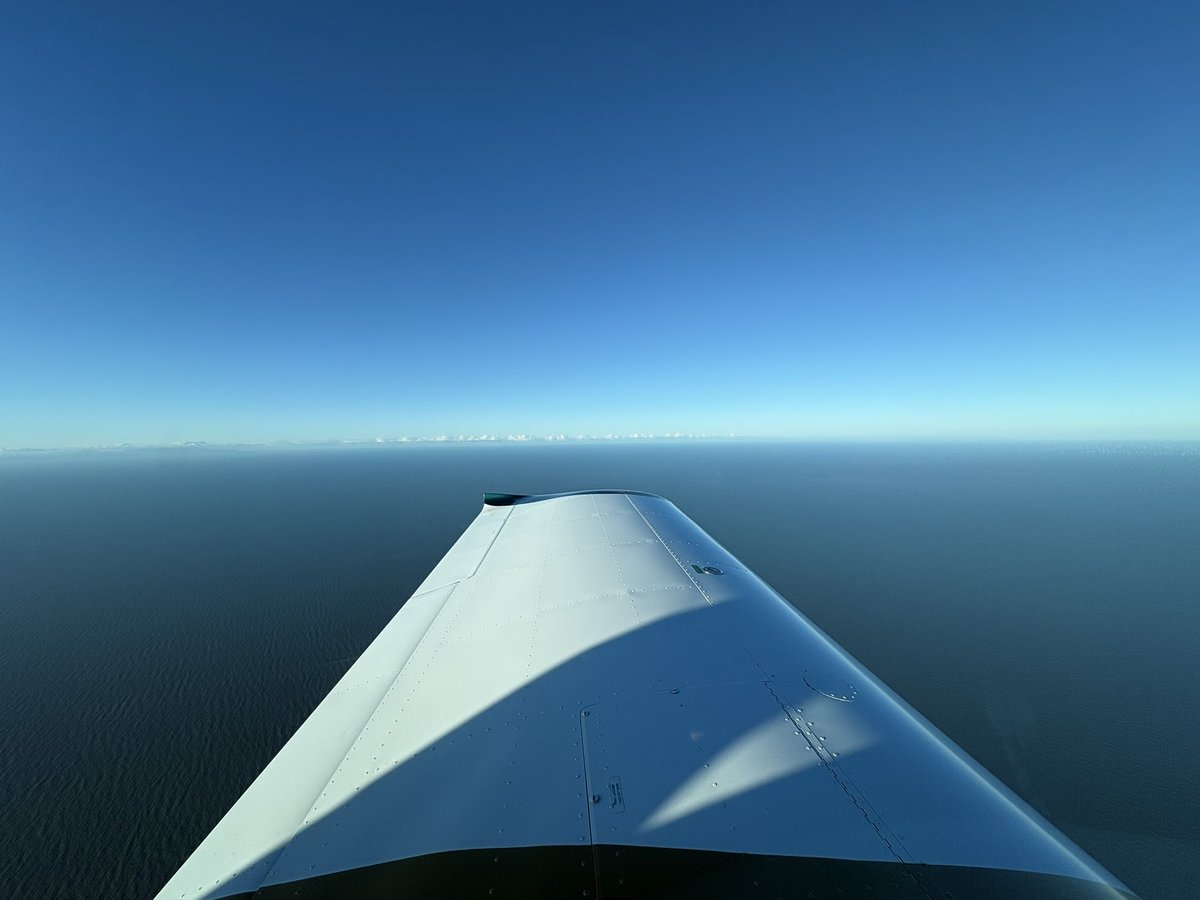 pplbarton's tweet image. A cold and frosty morning @bartonaerodrome, pulling the Sportcruiser from the hangar, then up and about    with eldest for an hour, before breakfast. The perfect horizon! Love it