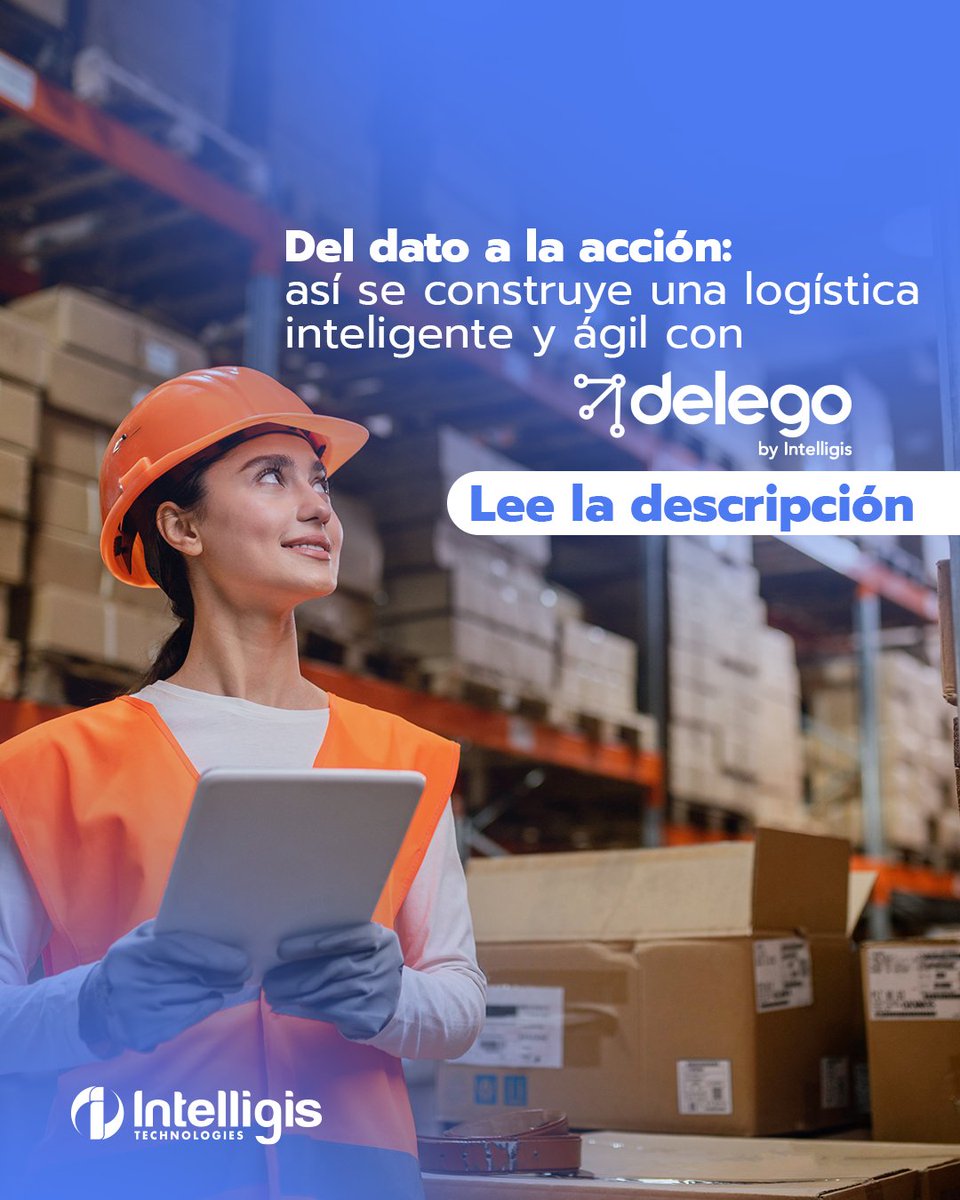 intelligisgroup's tweet image. Delego te permite visualizar, analizar y actuar sobre tu cadena logística en tiempo real, desde la planificación y optimización de rutas hasta el seguimiento de entregas, nuestro software está diseñado para optimizar recursos, reducir costos y mejorar la experiencia del cliente.