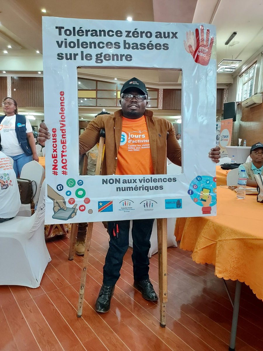 DieumerciMusaf6's tweet image. J&apos;ai eu l&apos;honneur de représenter notre organisation #EDA, lors du lancement officiel des 16 Jours d&apos;activisme contre les violences faites aux femmes et aux filles à Goma. 

Le numérique doit être un espace sûr. Ensemble, agissons !