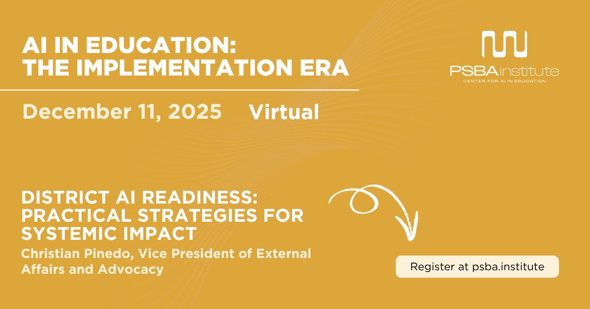 PSBA Institute tweet media