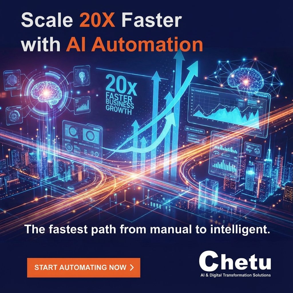 ChetuInc's tweet image. Scale 20X faster with intelligent AI automation.
Your fastest path from manual to automated starts here.

⚡ Explore more: bit.ly/3Kl3FbU

#AI #TechSolutions #Automation #Innovation #Chetu