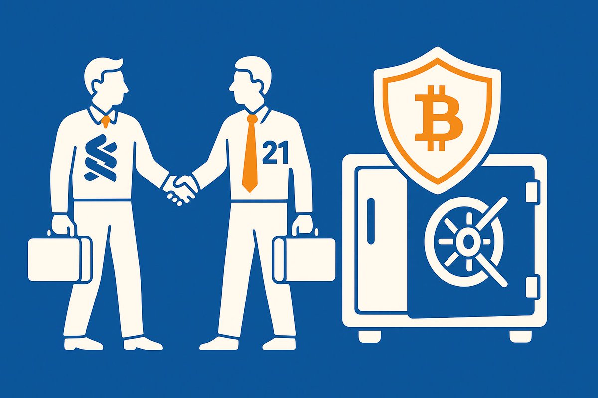 CryptoNewsFlas3's tweet image. Standard Chartered Partners With 21Shares to Deliver Institutional-Grade Digital Asset Custody #21Shares #DigitalAssetCustody #StandardCharteredBank 
crypto-news-flash.com/standard-chart…