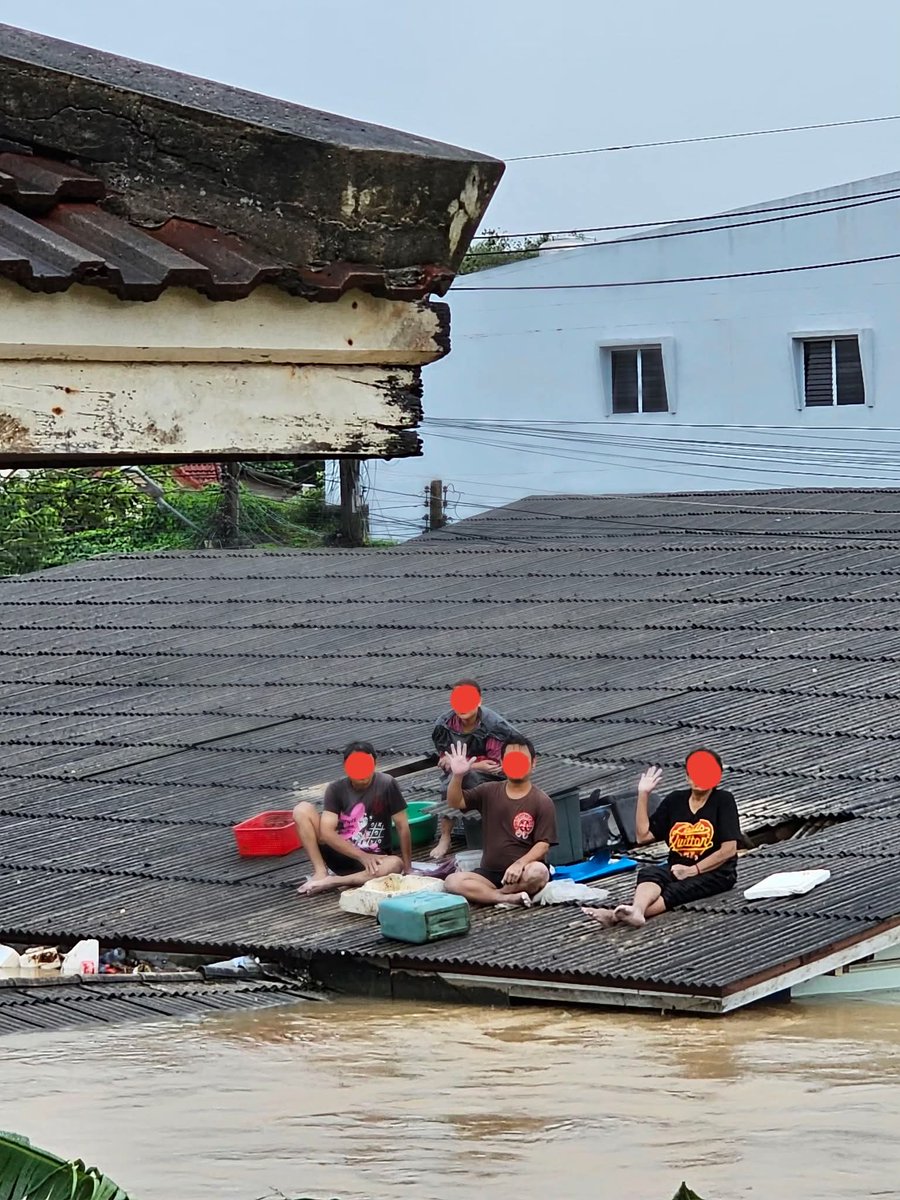 🆘️🙏🏻🥹รบกวนช่วยเหลือเคสนี้ด้วยค่ะ🙏🏻😭🆘️
ตอนนี้ที่ บริเวณ ถนนทุ่งเสา2 ซอย2 อ.หาดใหญ่ จ.สงขลา !!ยังมีคนติดอยู่บนหลังคาบ้าน!! เป็นเวลา 2 วันแล้วค่ะ มีทั้งคนเพิ่งผ่าตัดมาได้14วัน และ ผู้สูงอายุ
ได้โปรดช่วยด้วยนะคะ เค้าตัวซีดหนาวกันหมดแล้วค่ะ 😭🙏🏻🆘️
ต้องการอพยพด่วนค่ะ!!