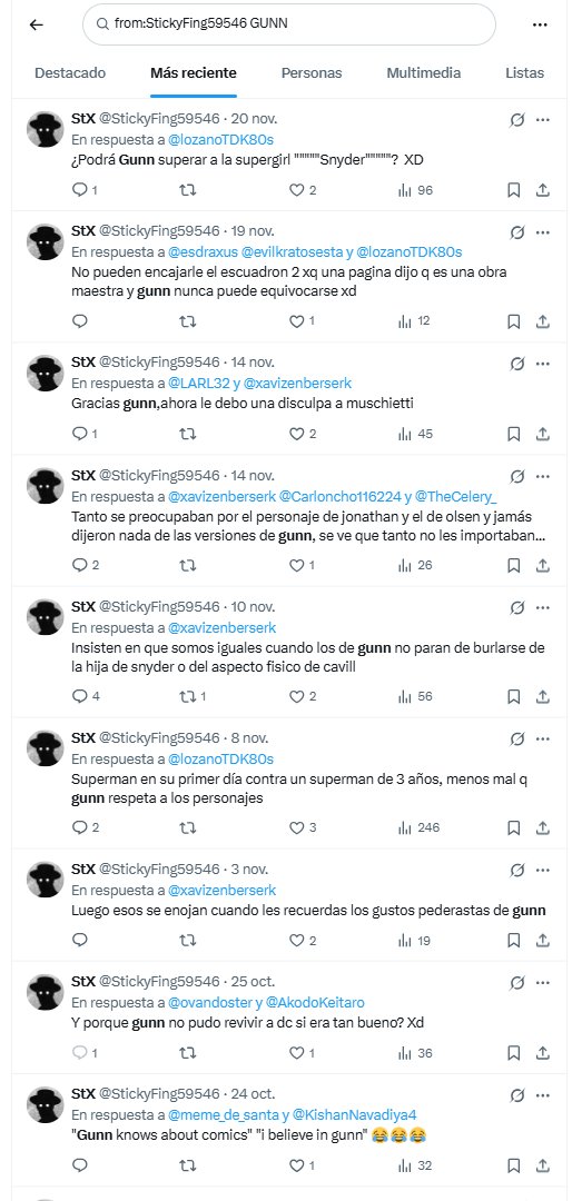 miguelrexd's tweet photo. @StickyFing59546 @IMSISENEG Gracioso viniendo de alguien que no para de criticar a Gunn a cada rato, por qué te proyectas? https://t.co/iCHa307fae