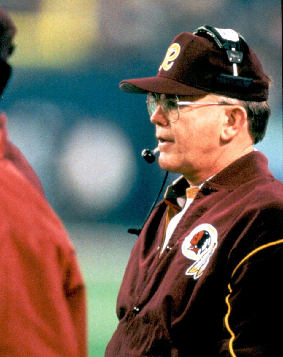 Commanders's tweet image. Happy birthday to the legend, Coach Gibbs! 🐐