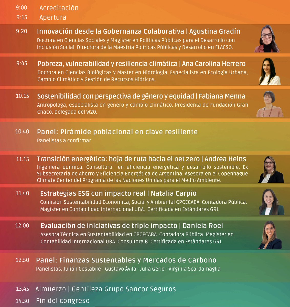Los invitamos el 11 de diciembre a la 3° edición del Congreso Nacional de Desarrollo Sostenible “Co Creando Conciencia” en sede de la Organización de Estados Iberoamericanos, en Bs as. Objetivo: reflexionar sobre los desafíos actuales en sostenibilidad👉cocreando.nbs.ar