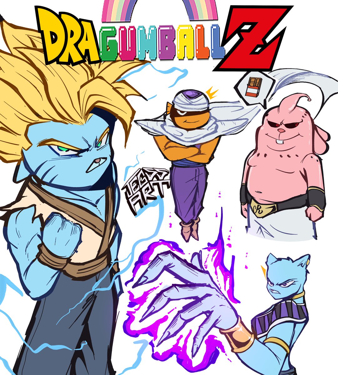 JegssArt's tweet photo. Dragumball Z https://t.co/uNWERdQKQG