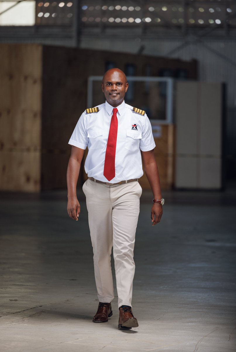 AirKenyaExpress's tweet image. Experience in motion. ✈️
16 years in the cockpit. Our #ChiefPilot since 2022.
Captain Philip Kioko sets the pace for safety and excellence at AirKenya. Curious about bush flying? Ask Captain Philip your questions in the comments! #AirKenyaTeam #PilotLife #AvGeek #CockpitCrew