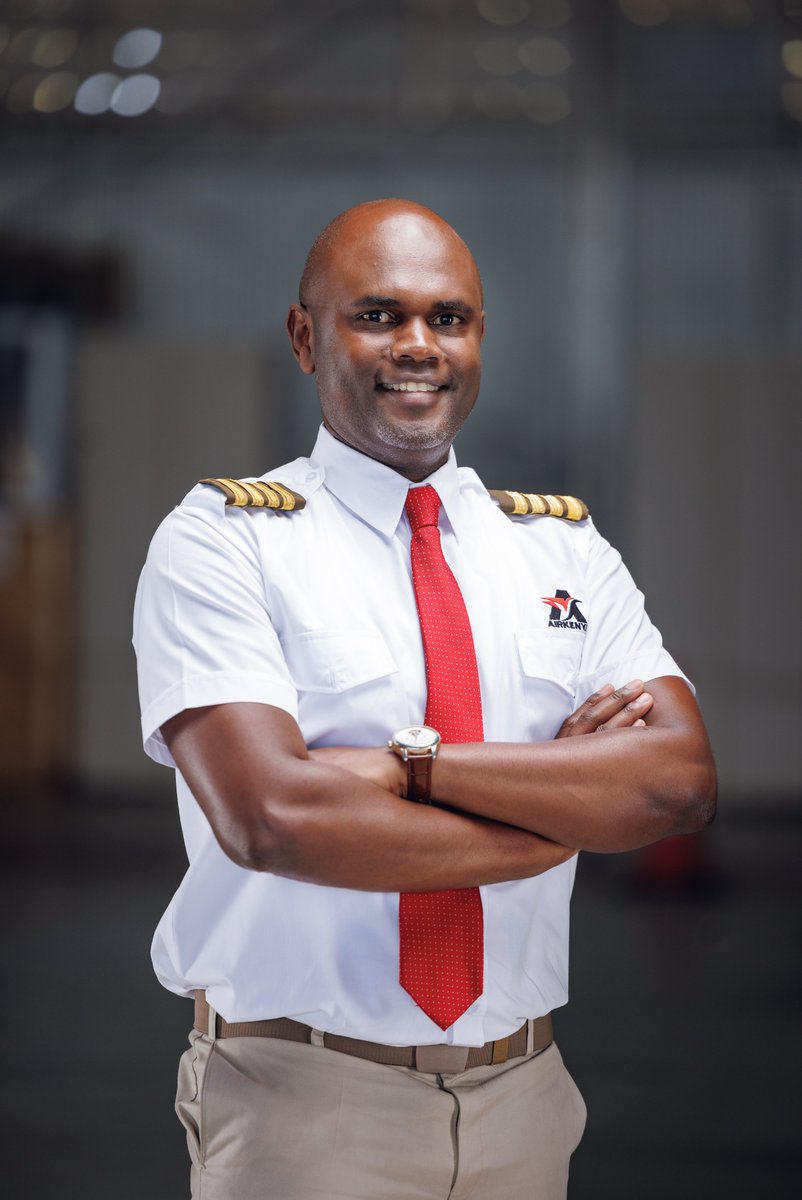 AirKenyaExpress's tweet image. Experience in motion. ✈️
16 years in the cockpit. Our #ChiefPilot since 2022.
Captain Philip Kioko sets the pace for safety and excellence at AirKenya. Curious about bush flying? Ask Captain Philip your questions in the comments! #AirKenyaTeam #PilotLife #AvGeek #CockpitCrew