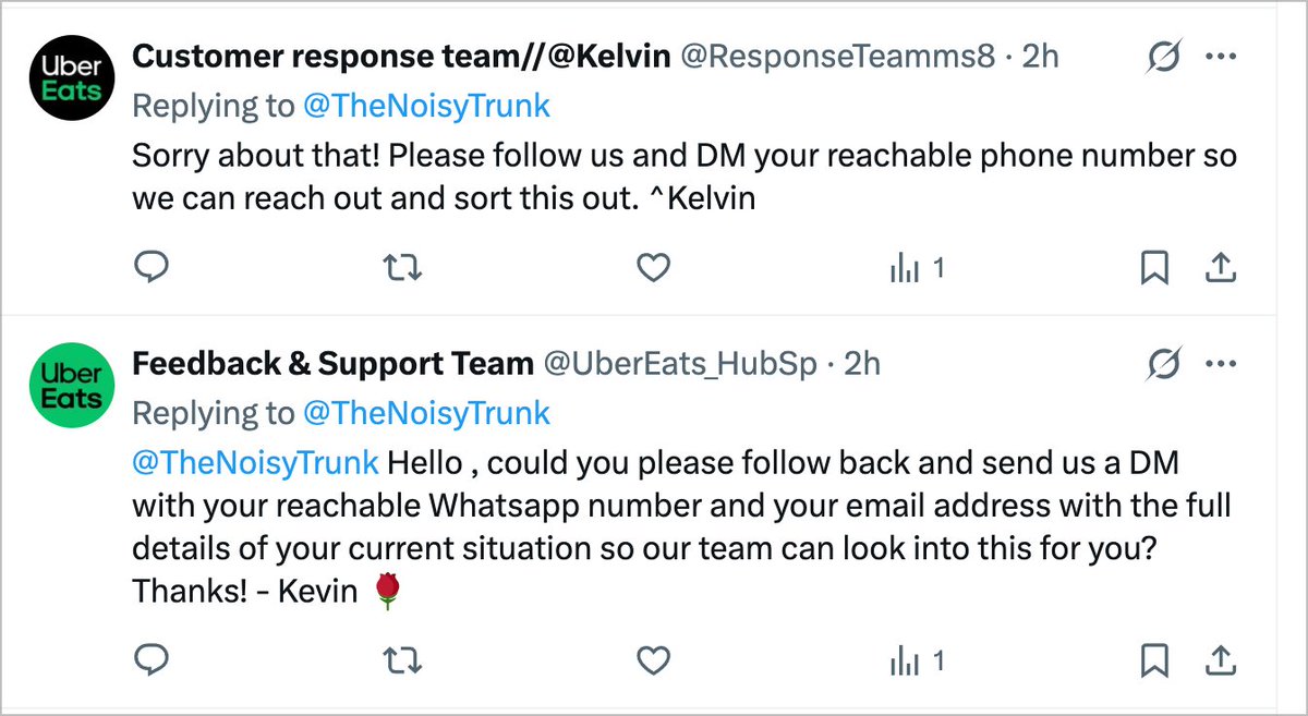 TheNoisyTrunk's tweet image. What is wrong with X?

Multiple users were reported yesterday following a legitimate support reach out to @UberEats (waste of time that was), not just by us as clear #Spam and #Phishing accounts and what does X do? TEMPORARILY RESTRICTS THEM.

For goodness’ sake X, what is the…