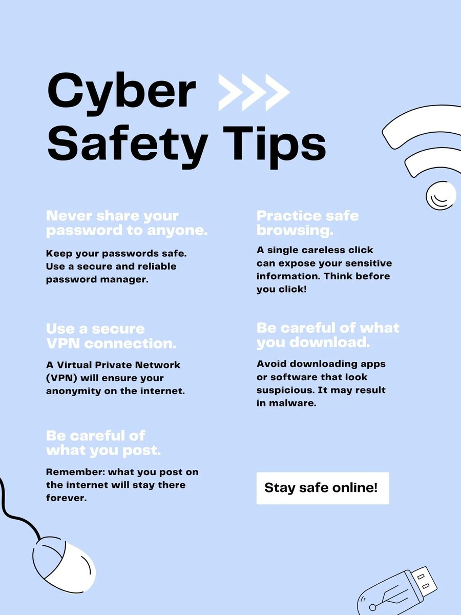DpsRic's tweet image. Good Morning #DPOs! 🌤️ We hope you had a good #Thankgiving 🦃 Here are some #cybersecuritytips to start your Friday!
