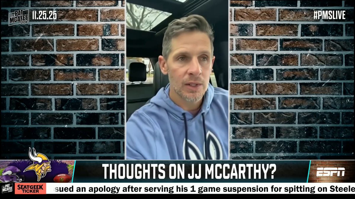 "You are watching paralysis by analysis."

@danorlovsky7 breaks down where J.J. McCarthy has to grow as he gets more reps ✍️ (🎥 @PatMcAfeeShow) 