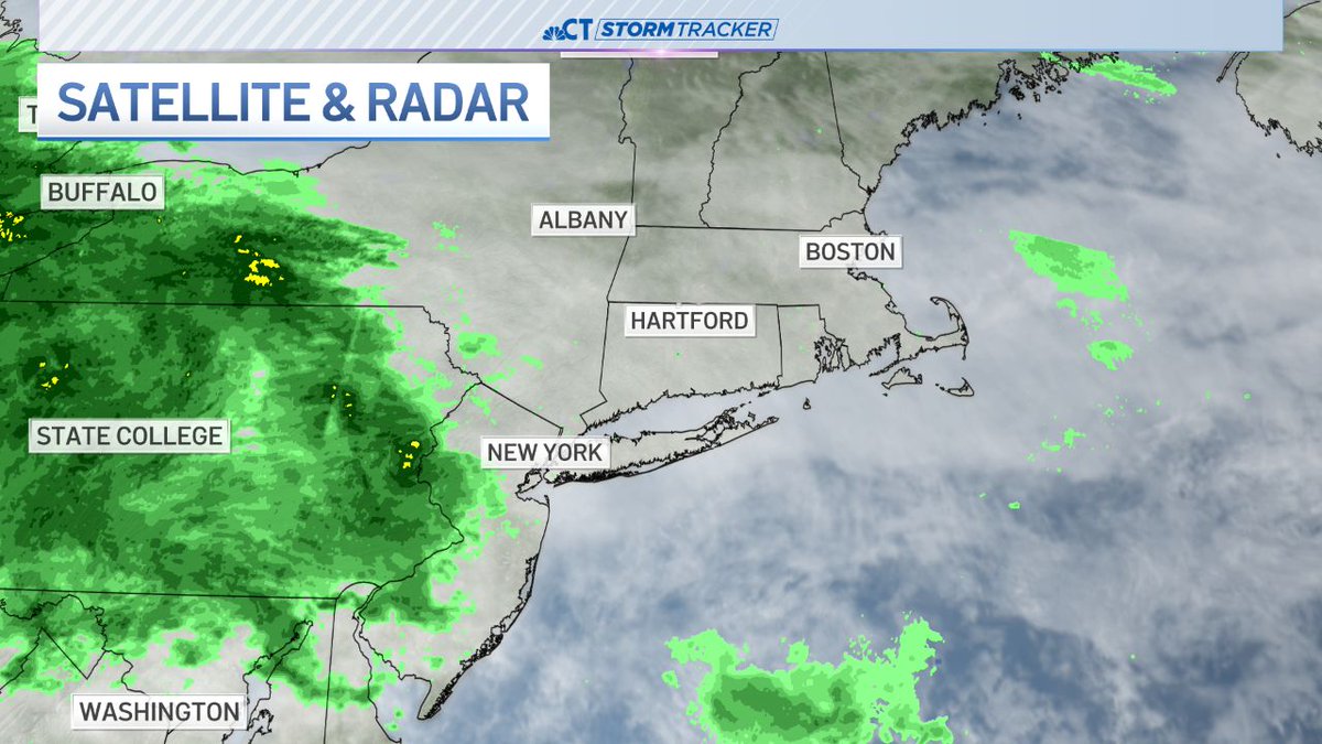 ☔  Rain is on our doorstep. Expected a steady rain late this afternoon and this evening across the state.