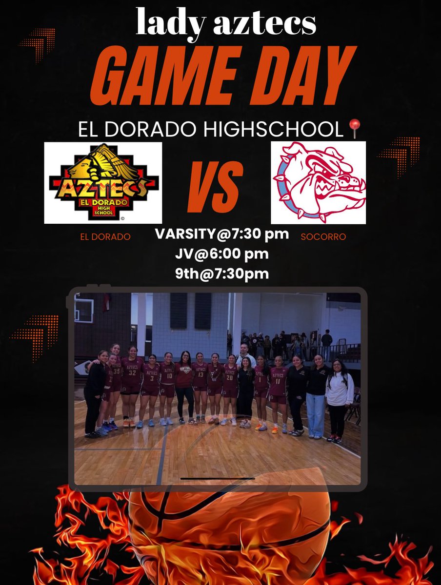 Coach_RHancock's tweet image. Your Lady Aztecs are back in action tonight at The Temple! Come out and support! @EDAztecs_HS @BurnsTyronne83 @klopez_EDHS