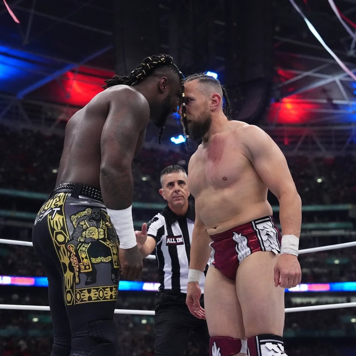 WrestlePurists's tweet image. Swerve Strickland says it blows his mind to know Bryan Danielson considers their AEW All In 2024 match his favorite:

“Which always blows my mind to even being considered in a top five or 10 or 15 of Bryan Danielson matches.

After what he did with Will, after what he did with…