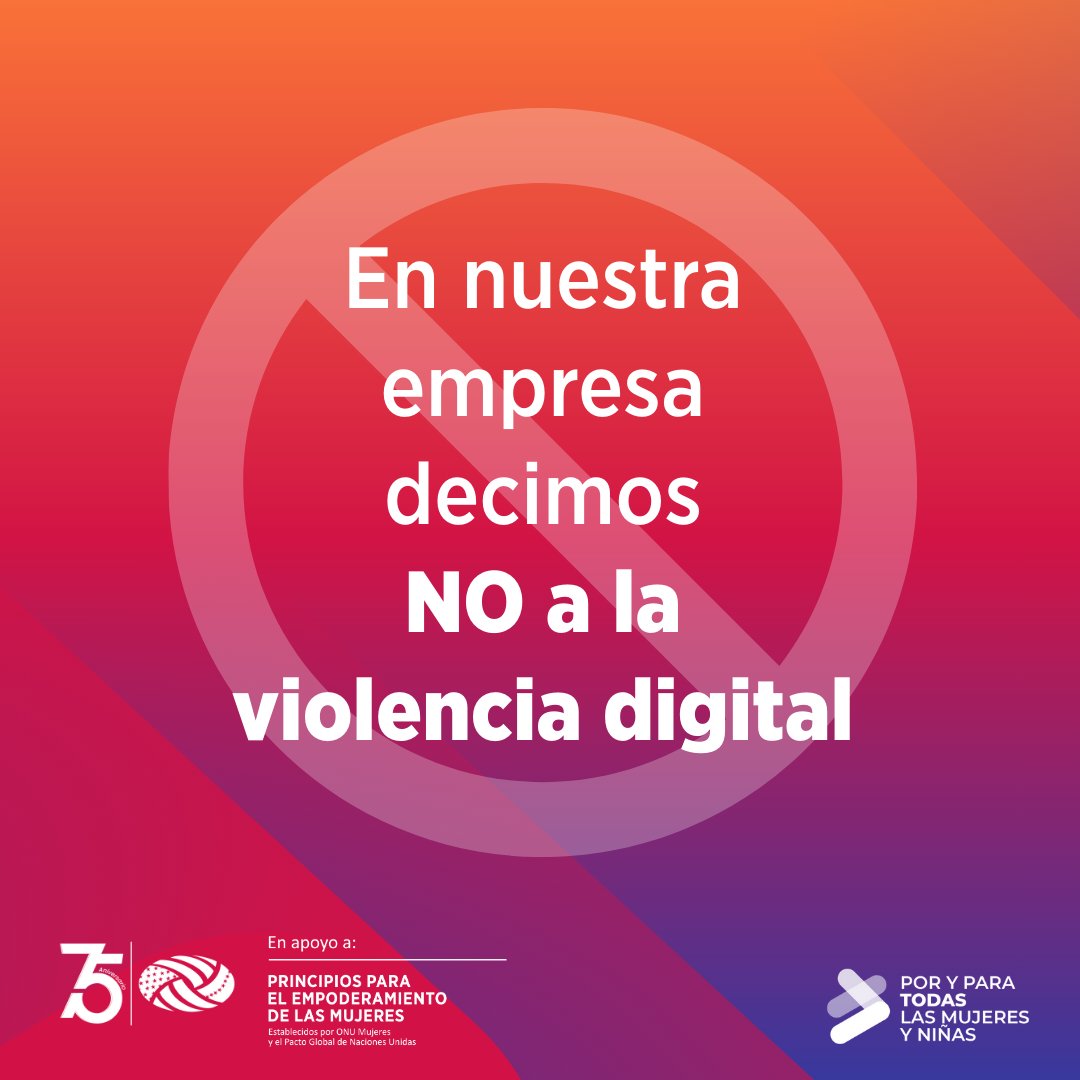 VenAmCham's tweet image. 🧡 Promovemos espacios seguros, tanto en línea como fuera de línea, y nos unimos a la campaña global #ÚNETE para poner fin a la violencia digital contra las mujeres y niñas. 

Tu empresa también puede hacer la diferencia. Conoce más: weps.org