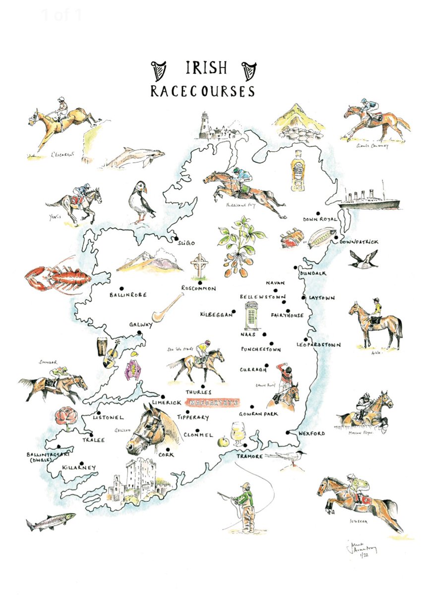 JRFArmstrong's tweet image. Tis the season to plug the #RacecourseMaps! 
These make for great Christmas presents for racing enthusiasts. 
If you’re stuck for ideas - problem solved! #RacecourseMap #BritishRacecourseMap #IrishRacecourseMap #horseracing 
Please share. DM or visit jamesrfarmstrong.co.uk/store