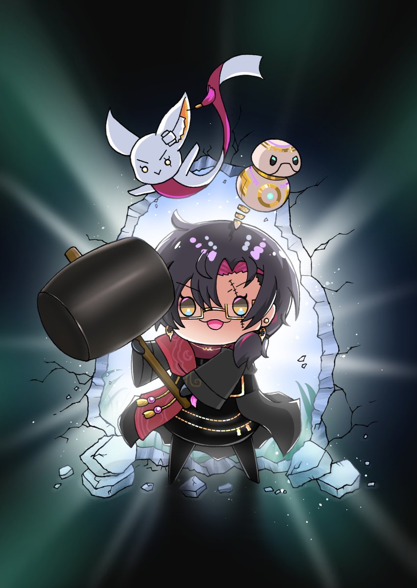 私が来た！！ #zalillust #Vezuals