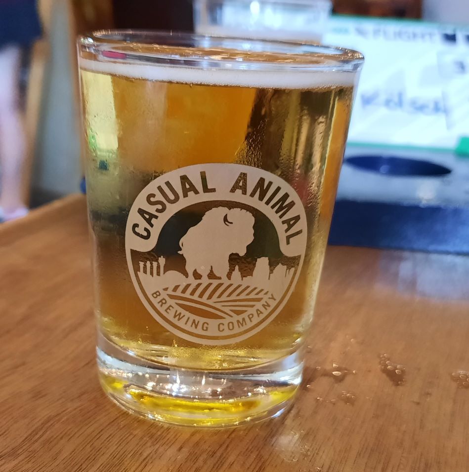 Our Daily Pour: Local Motive Kölsch (4.00) from <a href="/CABrewing/">CasualAnimalBrewing</a> in Kansas City, MO.