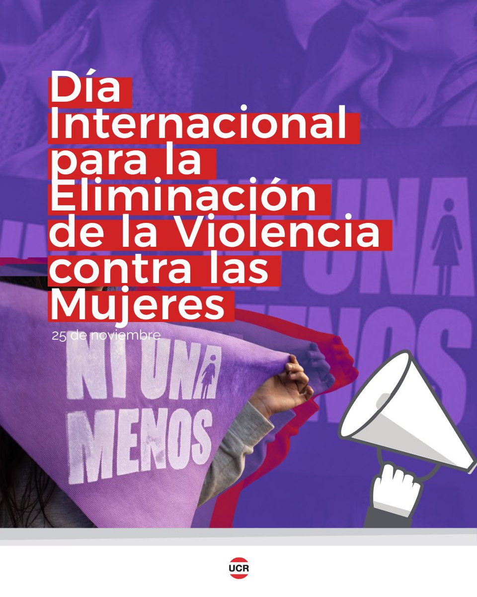 En un contexto de retrocesos institucionales y embates contra los avances conquistados por el movimiento feminista en la Argentina y en el mundo, desde la Unión Cívica Radical renovamos nuestro compromiso histórico con una sociedad libre de violencias, más justa e igualitaria.