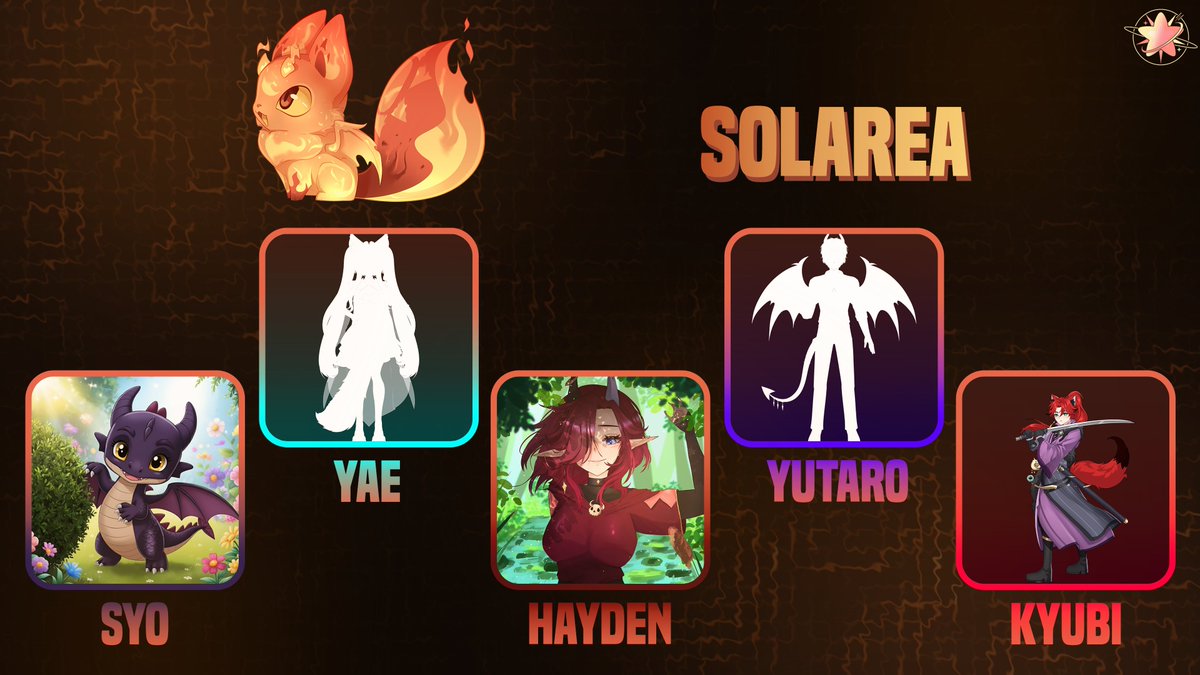 ☀️Team Solarea 

Solarea ist der Funke, aus dem alles begann. Ein Licht, das Mut schenkt und Wege öffnet. Diese Gruppe steht für Wärme, Zusammenhalt und die Kraft, gemeinsam Neues zu erschaffen. Mit Solarea hat die Reise von #Lumynaria ihren ersten großen Schritt gemacht.

☀️|