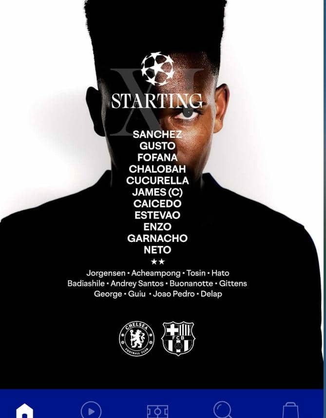 ghanachelsea's tweet image. Team news!