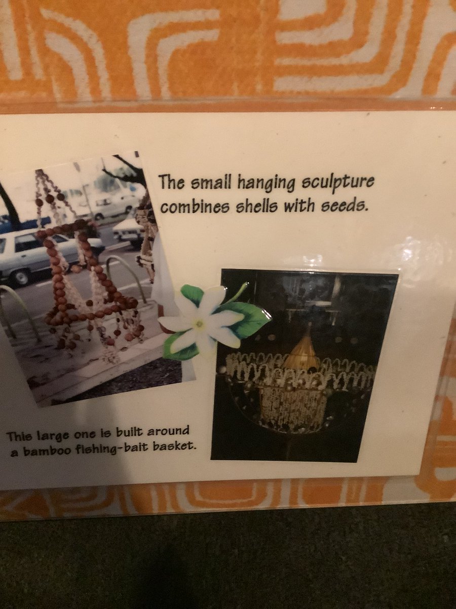 CharringAuh5's tweet image. The small hanging sculpture combines #shells with seeds