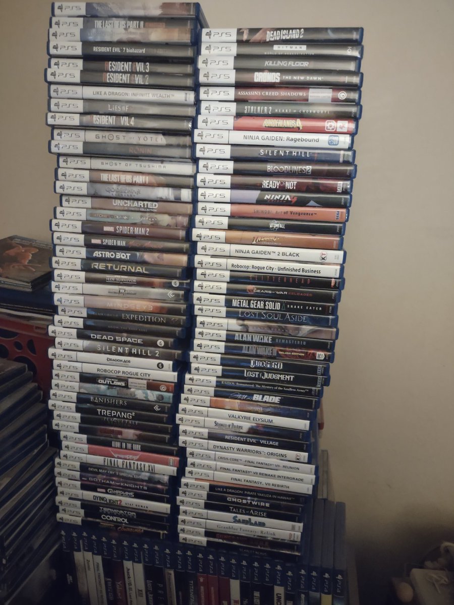 KoldSpider's tweet image. My entire PS5 collection as of today! #ps5 #videogames