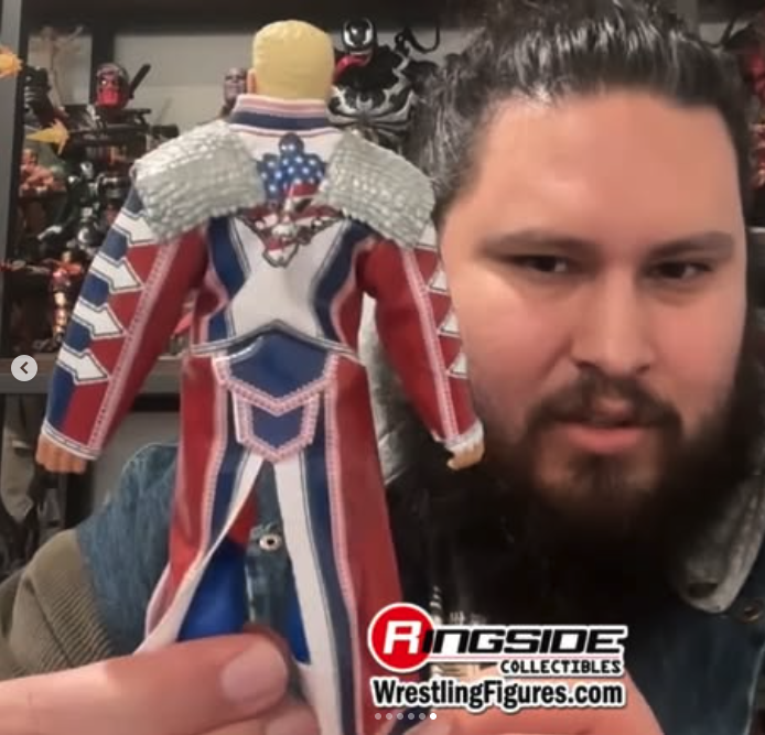 RingsideC's tweet image. Upcoming Penta &amp;amp; Cody Rhodes Prototypes from Mattel WWE Defining Moments 2026 Wave 2 revealed at Ringside Fest 2025 by Magic Olmos!

Watch ▶️ Ringsid.ec/RSF2025

Shop Now ➡️ Ringsid.ec/DM2026W2

#RingsideCollectibles #WrestlingFigures #Mattel #WWE #WWEEliteSquad #WWERaw…