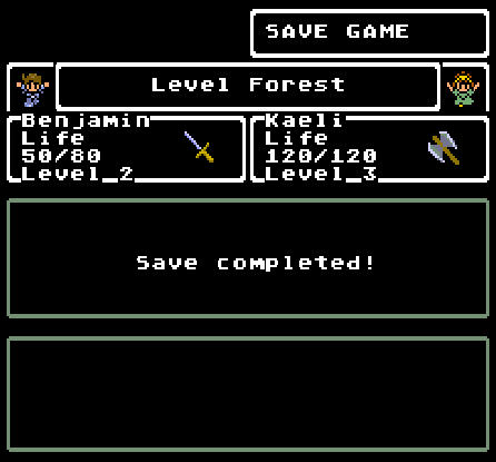 Mystic Quest's demo 1.1 released ! :
- Save your progress
- Do critical attacks
- Earn GP after a battle (currency in the game)
- No caps to level up

I fixed several bugs as well. Feel free to give me a feedback!
github.com/nicomegadrive/…