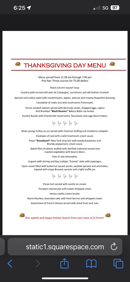 La ferme is offering cassoulet of snails