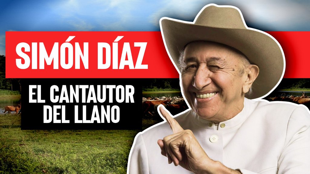 🇻🇪 Simón Díaz, cantautor del Llano, reivindicador del folklore y la cultura de esta tierra nuestra. 

Disfruten de este trabajo: youtu.be/TT0p-RYTSbE?si…