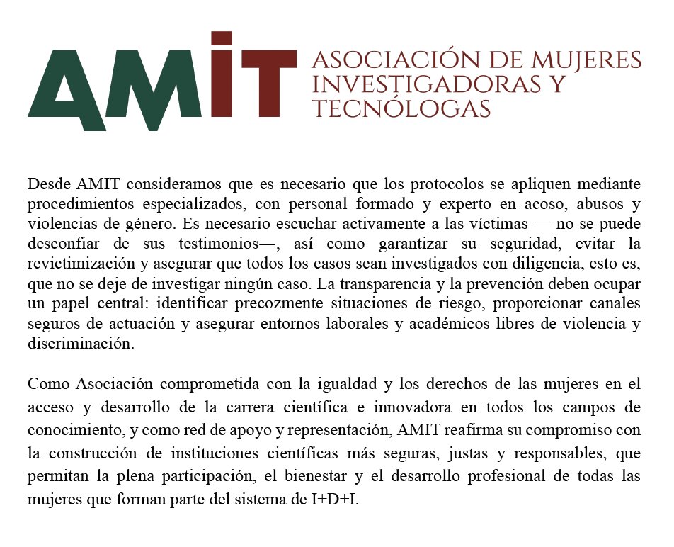 AMITCyL's tweet image. Comunicado de AMIT con motivo del 25N, día internacional de la eliminación de la violencia contra la mujer #25N