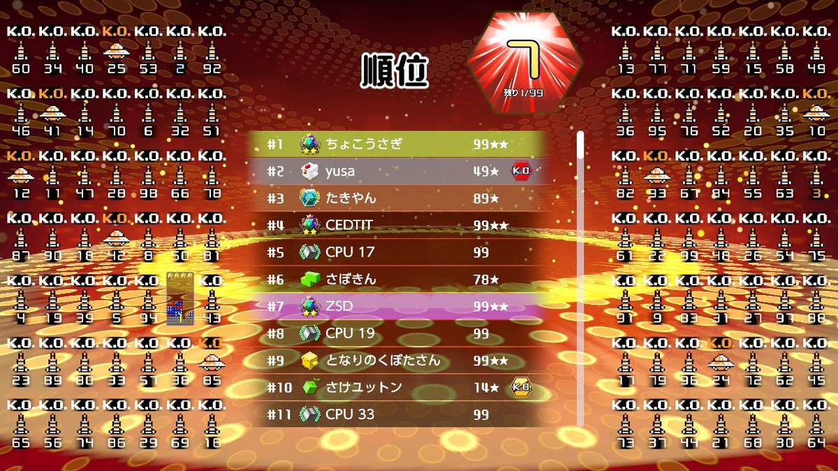 25年11月26日 #早朝あさてと 7位 #あさてと 8位 対戦ありがとうご