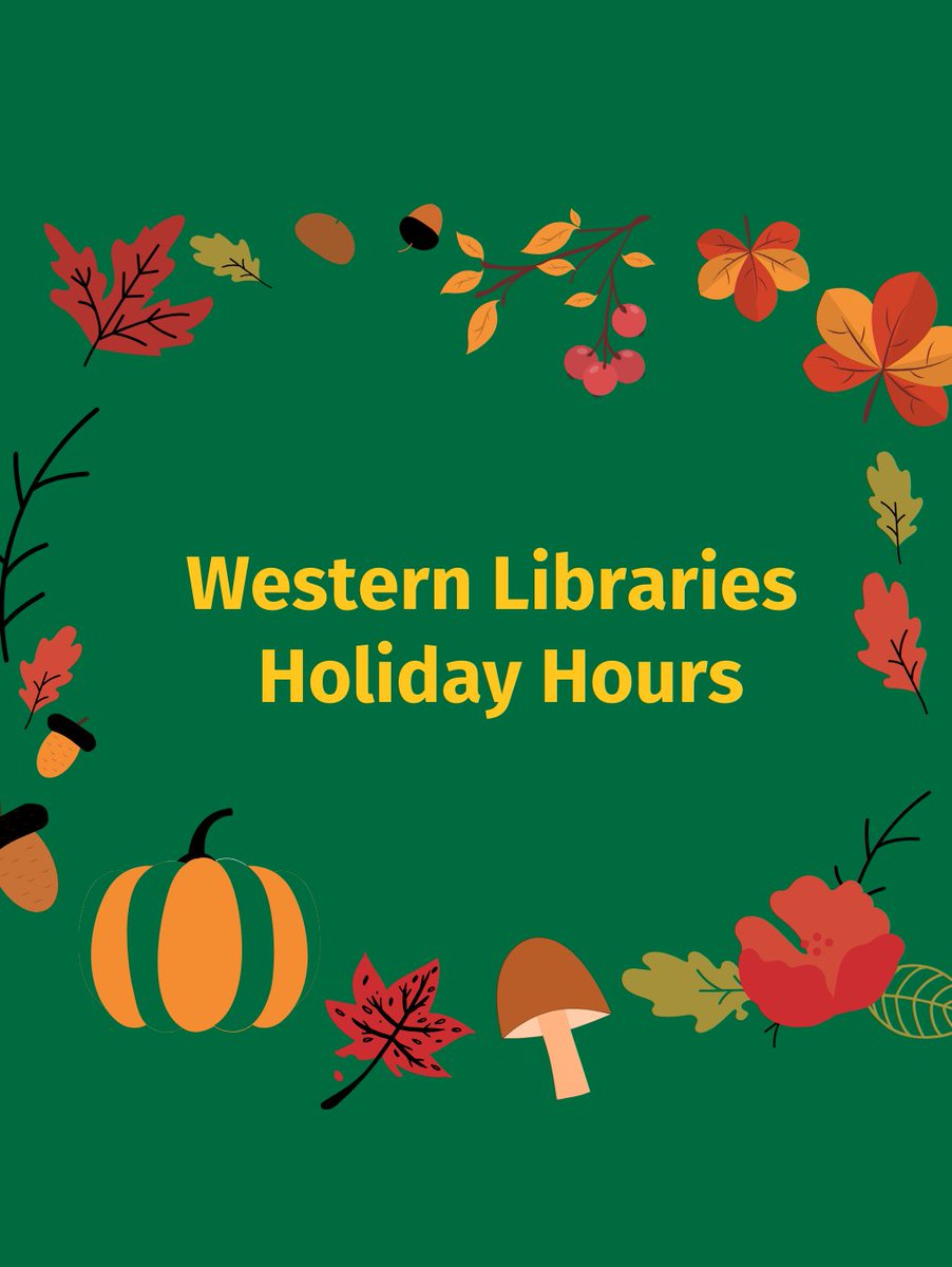 Western Libraries tweet media