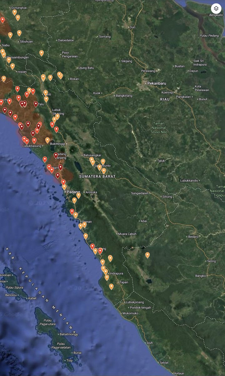 WARNING !!!
Pada Hari ini Rabu 26 November 2025 Invest Siklon 95B menjadi Storm 04B dan diprakirakan mulai memasuki daratan Aceh / Sumut.
Bsrikut kami sampaikan wilayah-wilayah yang di Notifikasi dari FloodHub, baik Notifikasi Level Bahaya Kuning maupun Notifikasi Level Bahaya