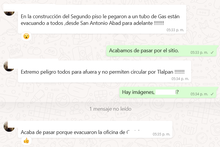 Nos informan que, en la excavación para el segundo piso en Tlalpan, se fracturó tubería de gas y están evacuando la zona. 
Estamos pendientes para ampliar la información.
#NoAlSegundoPisoEnTlalpan