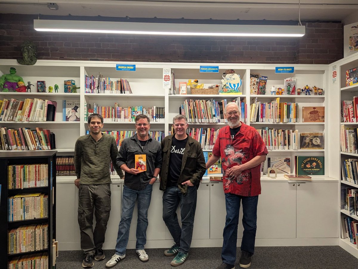 cartoonart's tweet image. If you missed our discussion last week with author Chris Ryall about his new book ‘Marvel Age of Comics: Daredevil: Born Again,’ on the groundbreaking storyline by Frank Miller and David Mazzucchelli, you can catch it now on our YouTube channel: youtube.com/watch?v=RHzN-w…