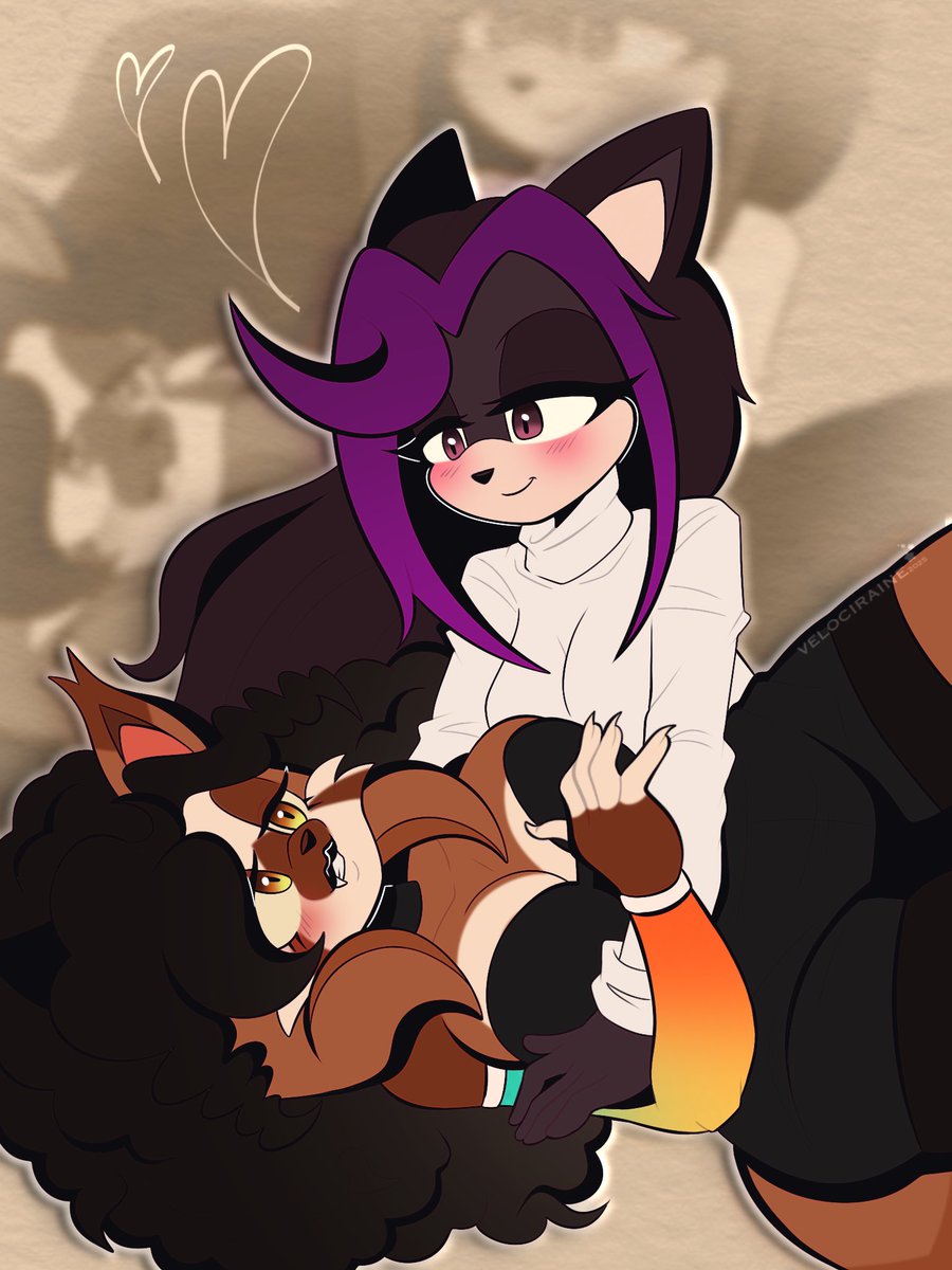 velociraine's tweet image. a little collab with the sweetest @Omitayua !
she did the sketch and I lined/colored, such a fun piece I hope we can do more soon 💙 go give her all the love!

- #sonicocs #sonicartist